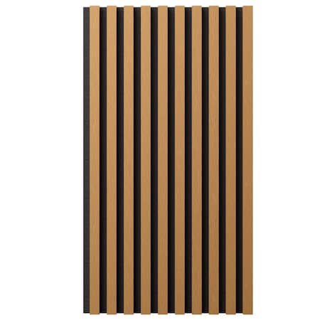 Ekena Millwork AcoustixPro Noise Cancelling Traditional Small Slat Wall Panel SWA0625X0500TRHM